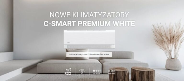 AUX C SMART PREMIUM – najlepszy klimatyzator do 2500 zł brutto