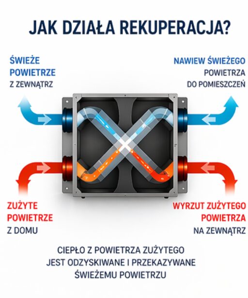 Montaż rekuperacji w domu jednorodzinnym