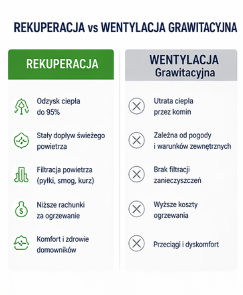 Montaż rekuperacji w domu jednorodzinnym