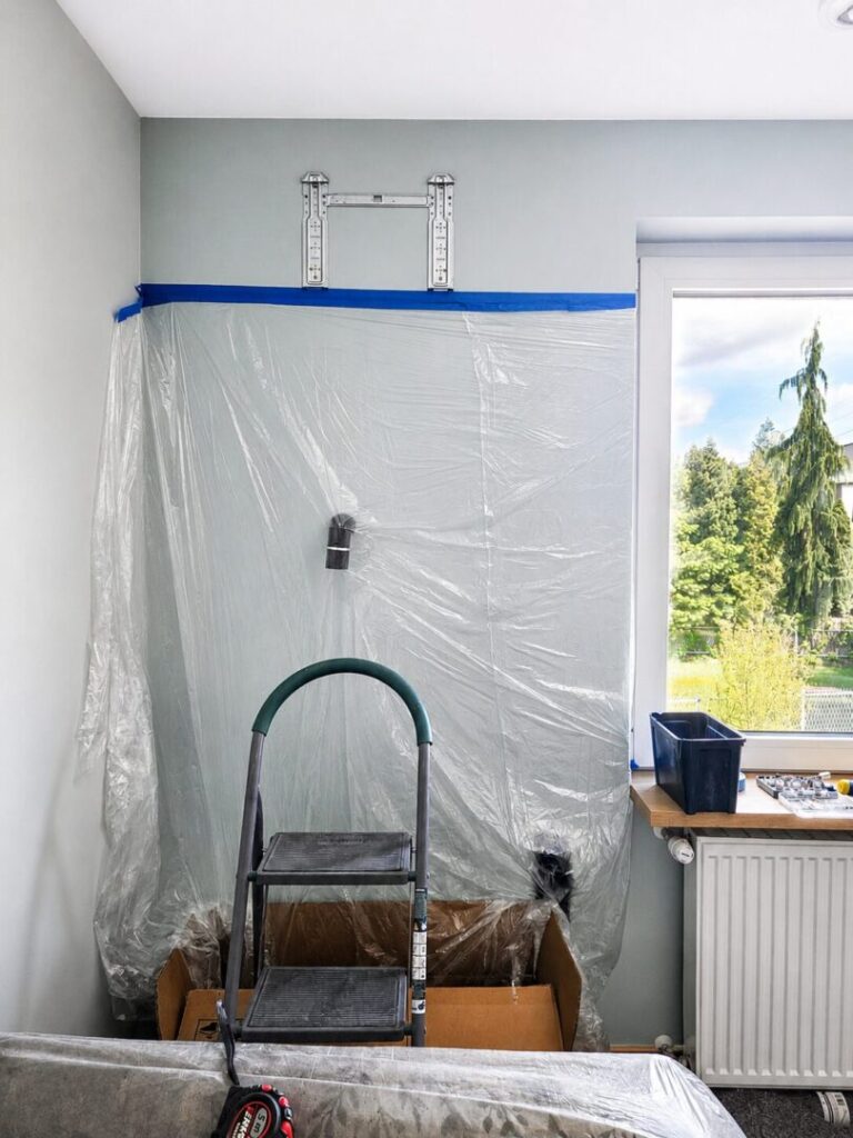 przygotowanie pokoju do montażu klimatyzacji